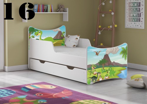 Otroška postelja SMB Dinosavri