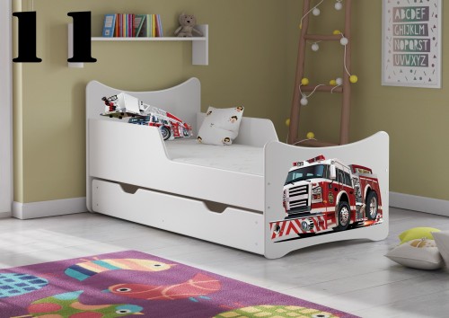 Otroška postelja SMB Gasilski avto