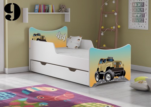 Otroška postelja Terenski avto