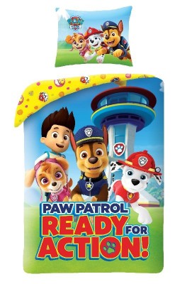 Otroška posteljnina Paw Patrol action