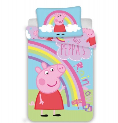 Otroška posteljnina Peppa Pig Mavrica